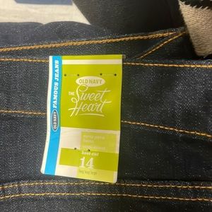 Old navy sweetheart jeans, 14L